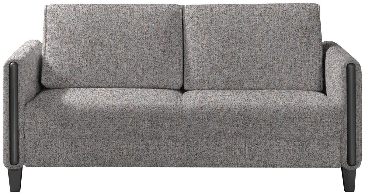 SCHLAFSOFA in Holz, Textil Blau, Braun  - Blau/Schwarz, Design, Holz/Textil (174/88/104cm) - Niels Andersson