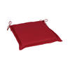 GARTENSITZKISSEN in Rot Uni  - Rot, Basics, Textil (45/5/47cm)