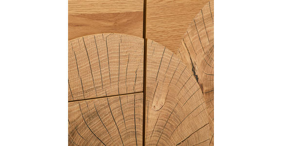 LOWBOARD in 170/56/40 cm - Eichefarben/Schwarz, LIFESTYLE, Holzwerkstoff (170/56/40cm) - Xora