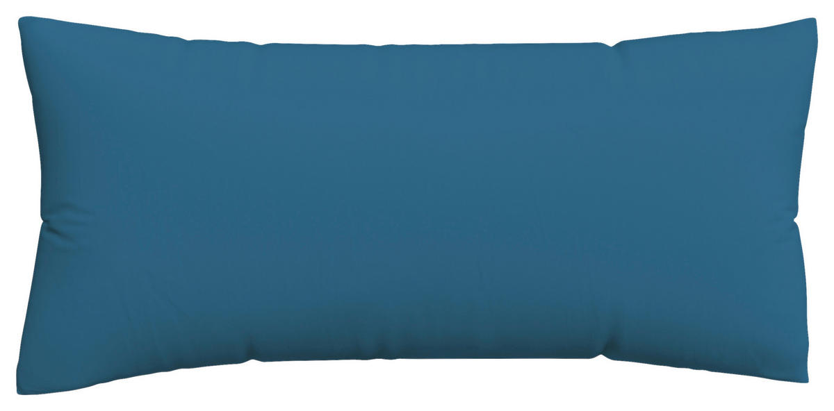 KOPFPOLSTERBEZUG KNITTED JERSEY 40/80 cm  - Blau, Basics, Textil (40/80cm) - Schlafgut