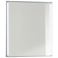 BADEZIMMERSPIEGEL 60/67/4 cm  - Alufarben, MODERN, Glas/Holzwerkstoff (60/67/4cm) - MID.YOU