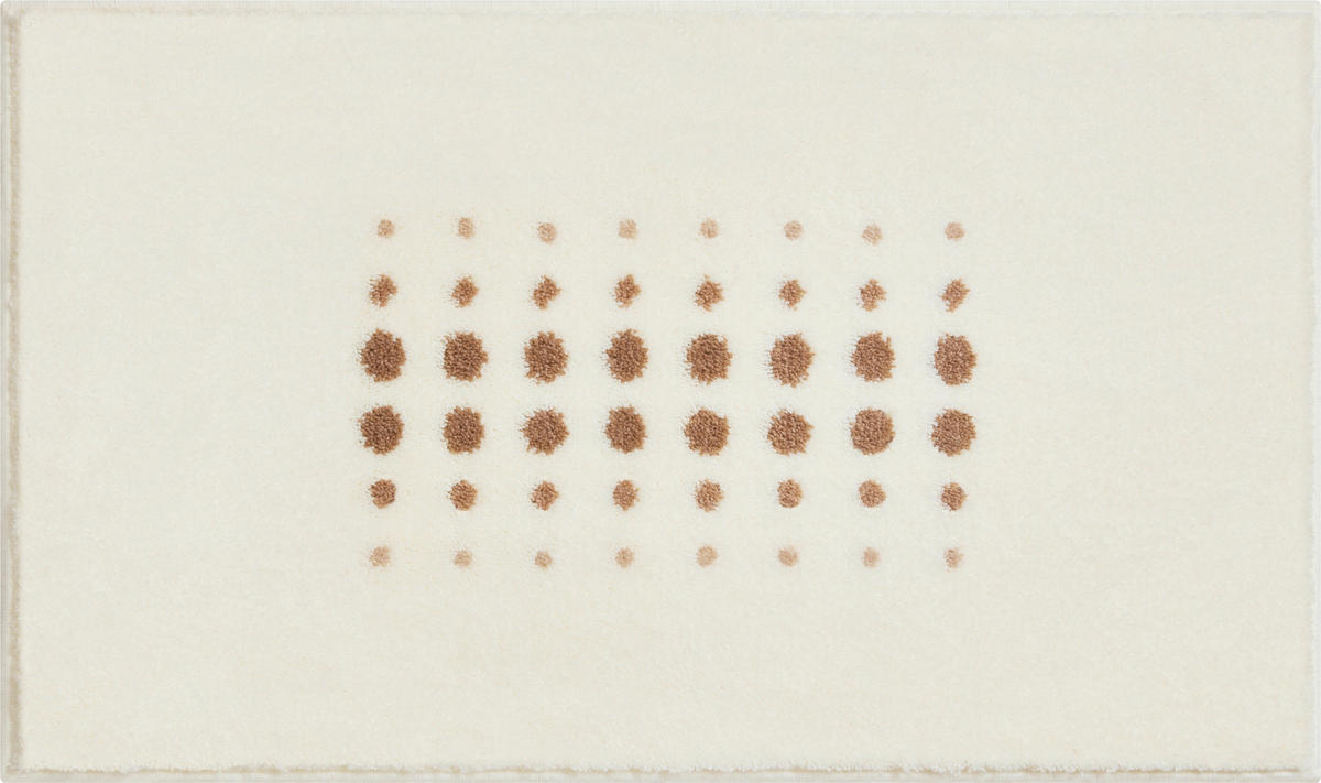 BADTEPPICH Siria Naturfarben, Goldfarben 60/100 cm  - Goldfarben/Naturfarben, Basics, Kunststoff/Textil (60/100cm) - Grund