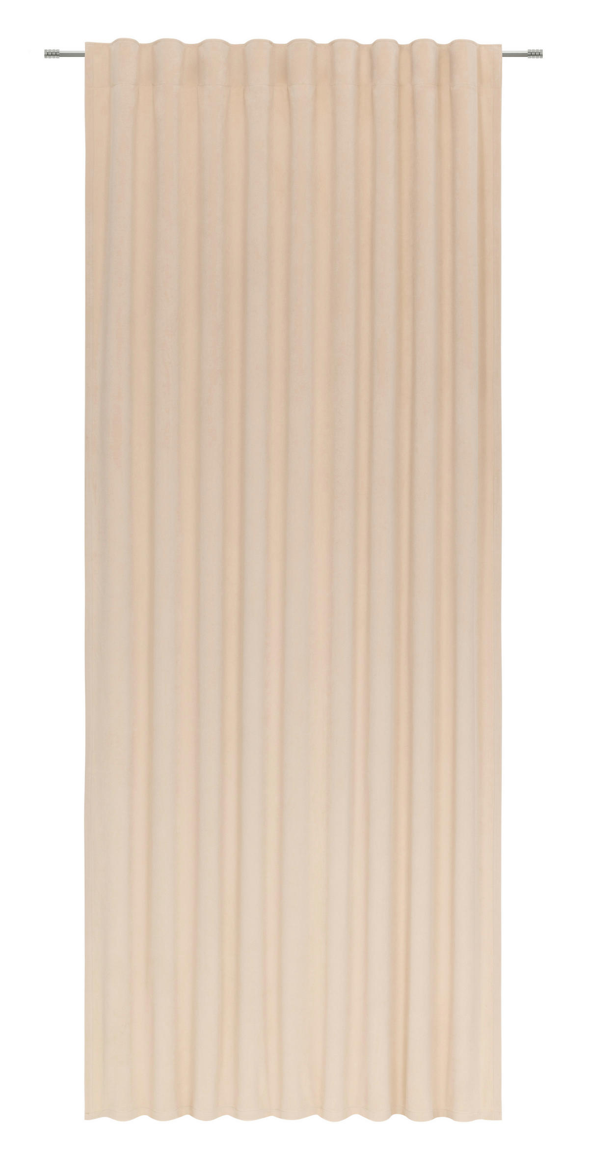 HOTOVÝ ZÁVĚS, 140/245 cm - béžová, Basics, textil (140/245cm) - Esposa