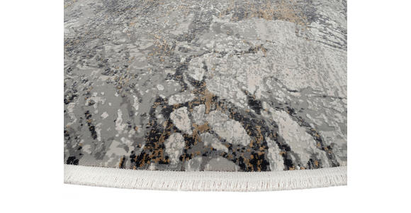 WEBTEPPICH 160 cm Lille Grau, Goldfarben  - Goldfarben/Grau, Design, Textil (160cm) - Dieter Knoll