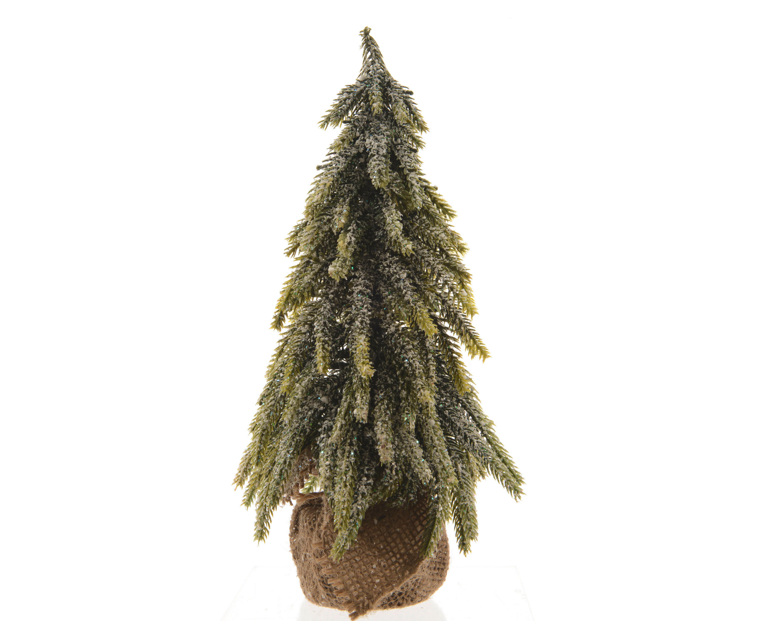 JULGRAN - mörkgrön, Klassisk, textil/plast (27cm)