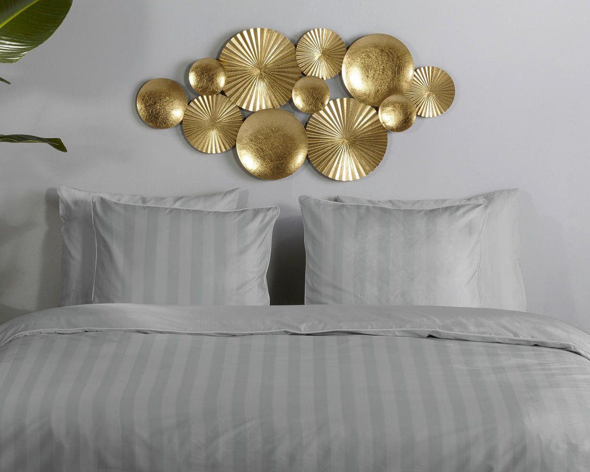 BETTWÄSCHE 2-teilig Descanso Satin 140/200 cm  - Grau, Basics, Textil (140/200cm)