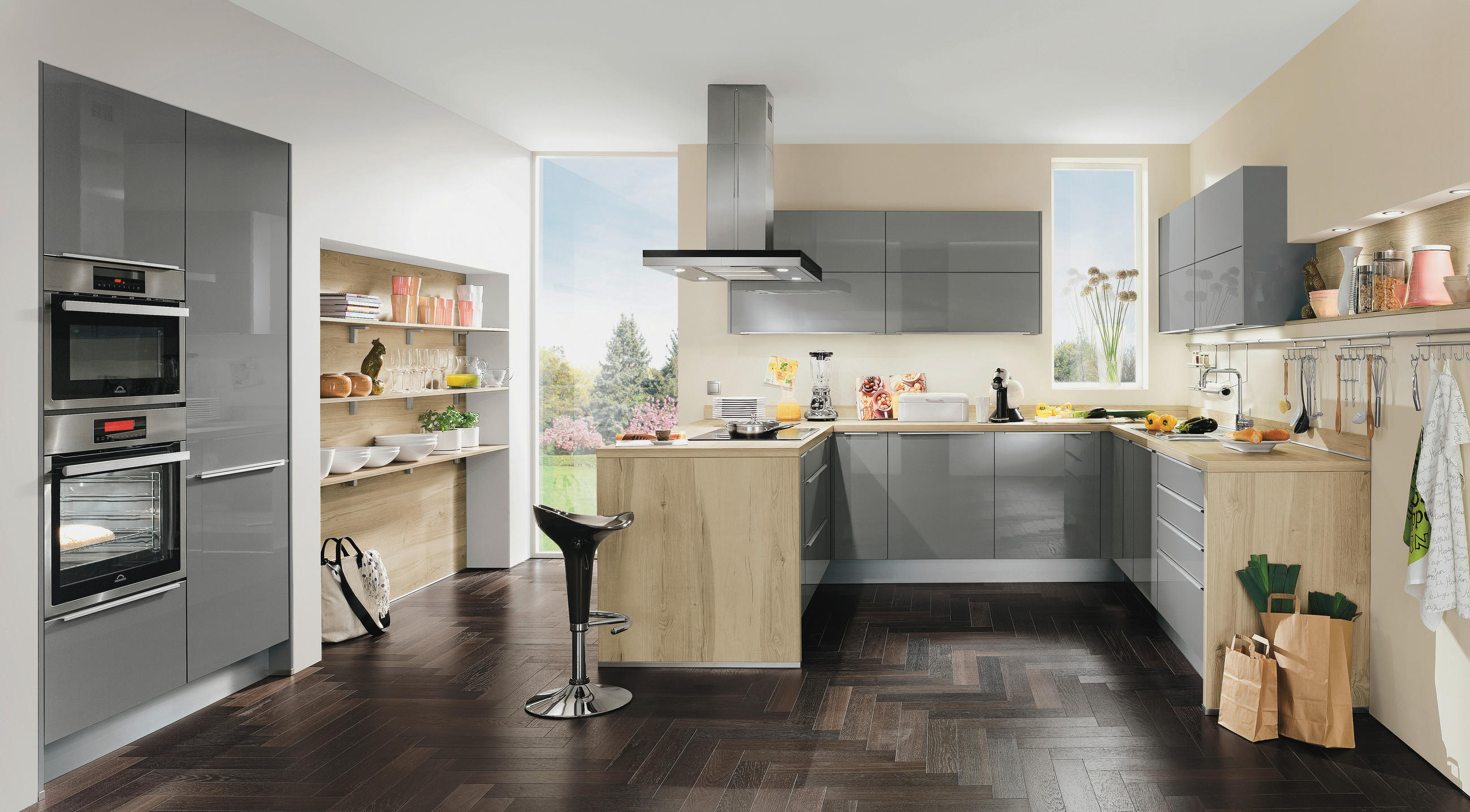 KUCHYNĚ NA MÍRU FINN - Design, kompozitní dřevo - Celina