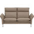 SOFA in Leder Grau - Chromfarben/Grau, KONVENTIONELL, Leder/Metall (158/74-93/88-120cm) - Erpo SOFA in Leder Grau - Chromfarben/Grau, KONVENTIONELL, Leder/Metall (158/74-93/88-120cm) - Erpo