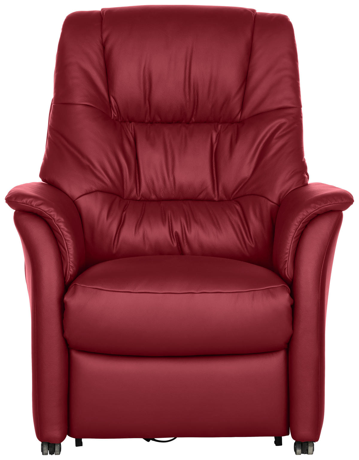 FERNSEHSESSEL in Rot  - Rot, Konventionell, Leder (85/110/85cm) - Livetastic