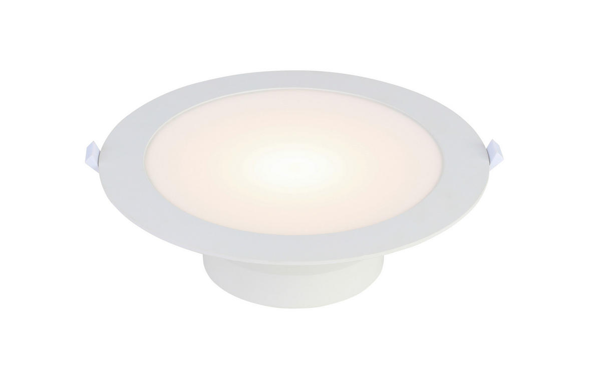LED-SPOTKOPF 22,8/7,8 cm   - Weiß, Basics, Kunststoff (22,8/7,8cm) - Novel