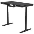SCHREIBTISCH 140/70/73-118 cm  in Schwarz  - Schwarz, Design, Holzwerkstoff/Kunststoff (140/70/73-118cm) - Novel
