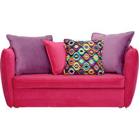 JUGEND- UND KINDERSOFA Mikrofaser Lila, Pink  - Pink/Lila, Design, Kunststoff/Textil (145/63/75cm) - Livetastic