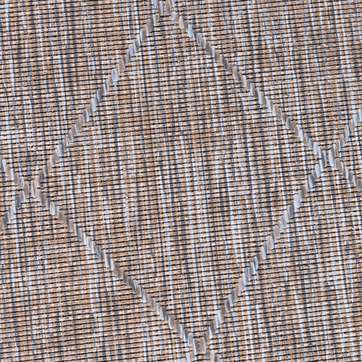 In- und Outdoorteppich 80/250 cm Zagora Grau, Beige  - Beige/Grau, Basics, Textil (80/250cm) - Novel