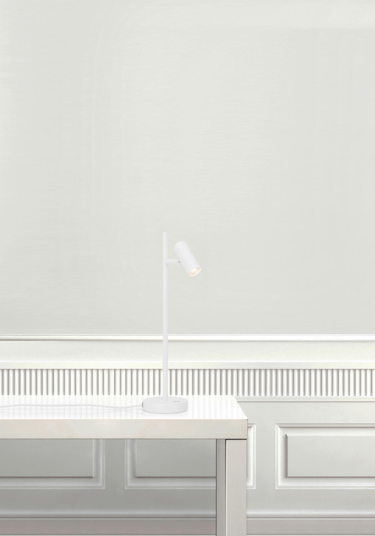 TISCHLEUCHTE OMARI   - Weiß, Design, Metall (40cm) - Nordlux