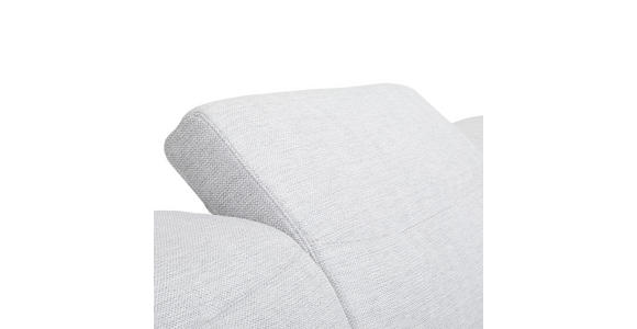 ECKSOFA Hellgrau Struktur - Eichefarben/Hellgrau, Design, Holz/Textil (163/305cm) - Novel