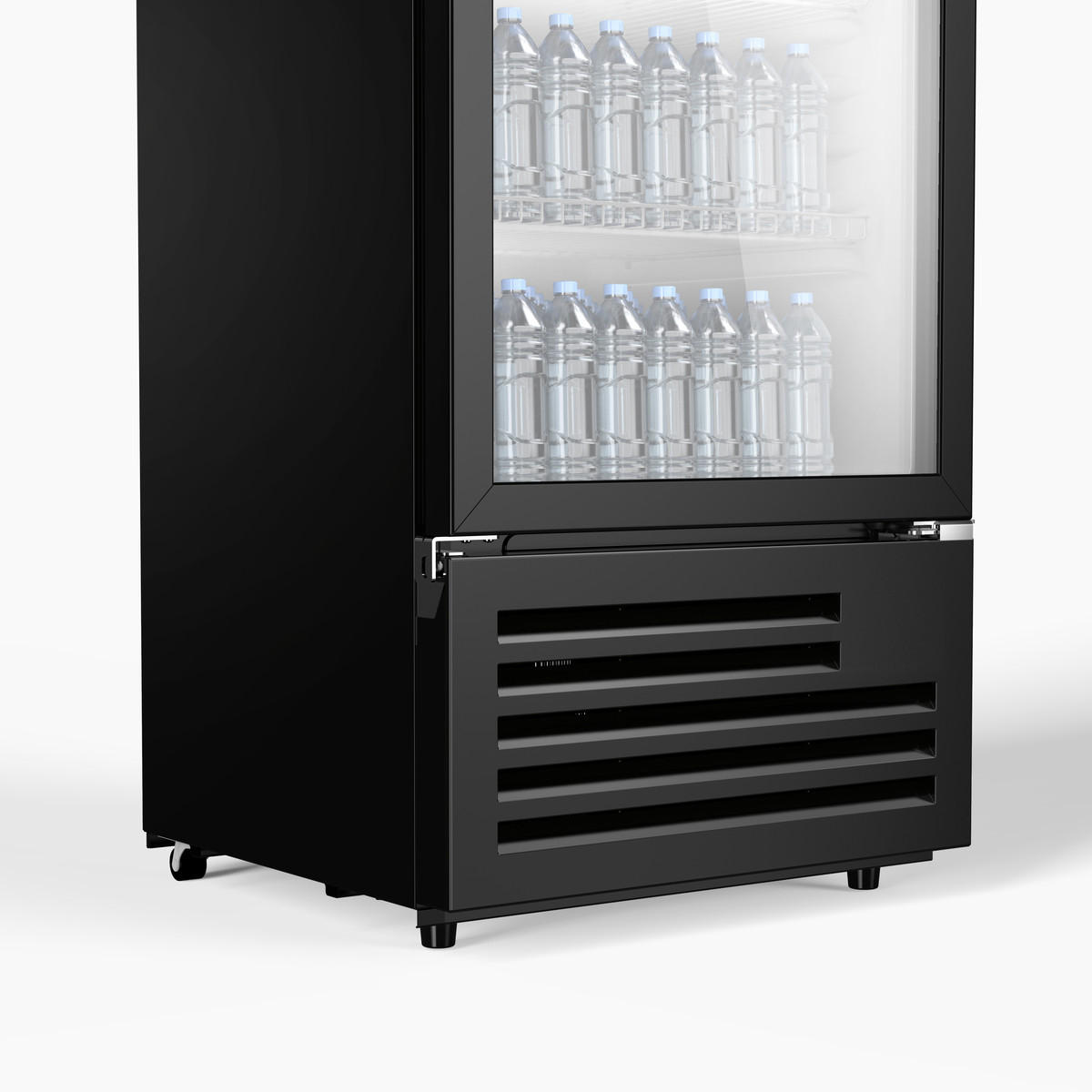 GETRÄNKEKÜHLSCHRANK 60/200/64 cm  - Schwarz, Trend, Glas/Metall (60/200/64cm) - Hisense