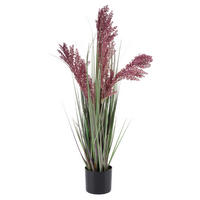 DEKORAČNÁ TRÁVA, 68 cm - lila/zelená, Basics, kov/plast (68cm) - Ambia Home