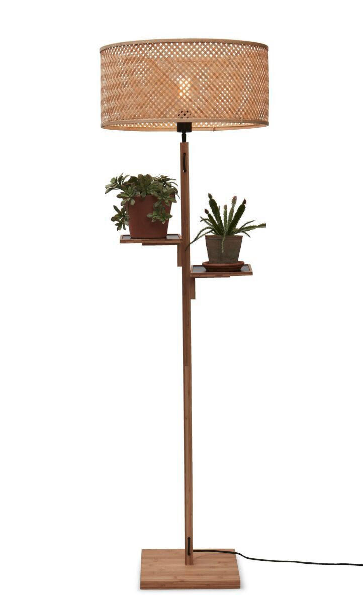 STEHLEUCHTE 50/50/158 cm - Naturfarben, Trend (50/50/158cm) - Good & Mojo