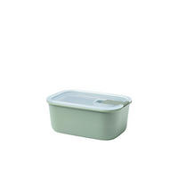 KRABIČKA NA POTRAVINY plast  plast 0,7 l - průhledné/olivově zelená, Konvenční, plast (16,7/11,9/7cm) - Mepal