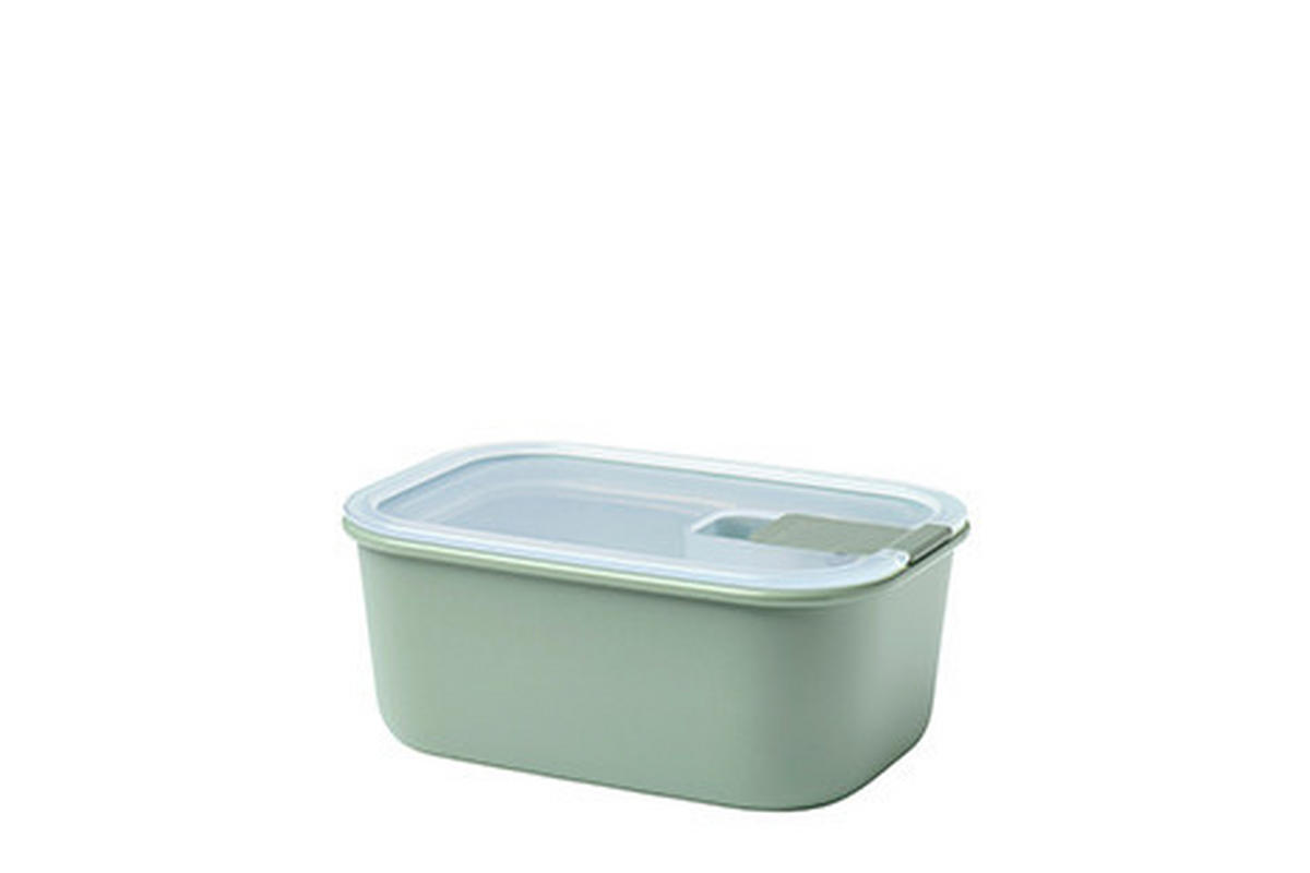 KRABIČKA NA POTRAVINY plast  plast 0,7 l - průhledné/olivově zelená, Konvenční, plast (16,7/11,9/7cm) - Mepal
