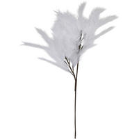 KUNSTBLUME - Weiss/Braun, Basics, Papier/Kunststoff (110cm) - Ambia Home