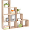 REGALELEMENT Eichefarben  - Eichefarben, Design, Holzwerkstoff (149/150/35cm) - Carryhome