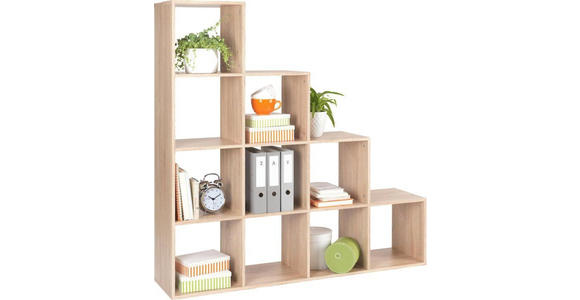 REGALELEMENT Eichefarben  - Eichefarben, Design, Holzwerkstoff (149/150/35cm) - Carryhome