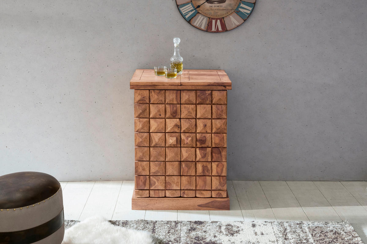 BARSCHRANK in Akaziefarben  - Akaziefarben, Design, Holz (65/91/50cm) - MID.YOU