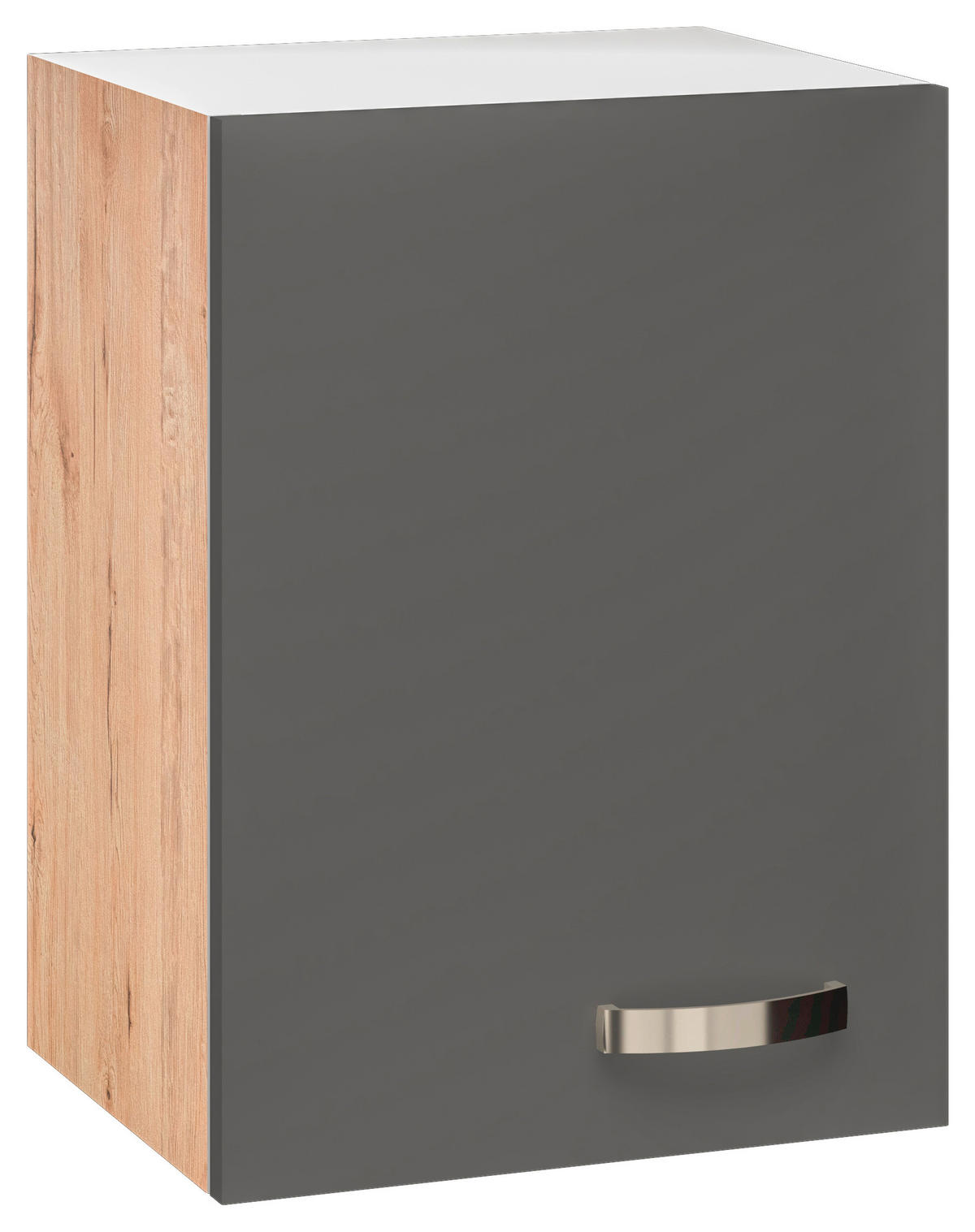 KÜCHENOBERSCHRANK 40/54/32 cm  in Dunkelgrau, Eiche San Remo  - Edelstahlfarben/Dunkelgrau, MODERN, Holzwerkstoff/Metall (40/54/32cm) - FlexWell