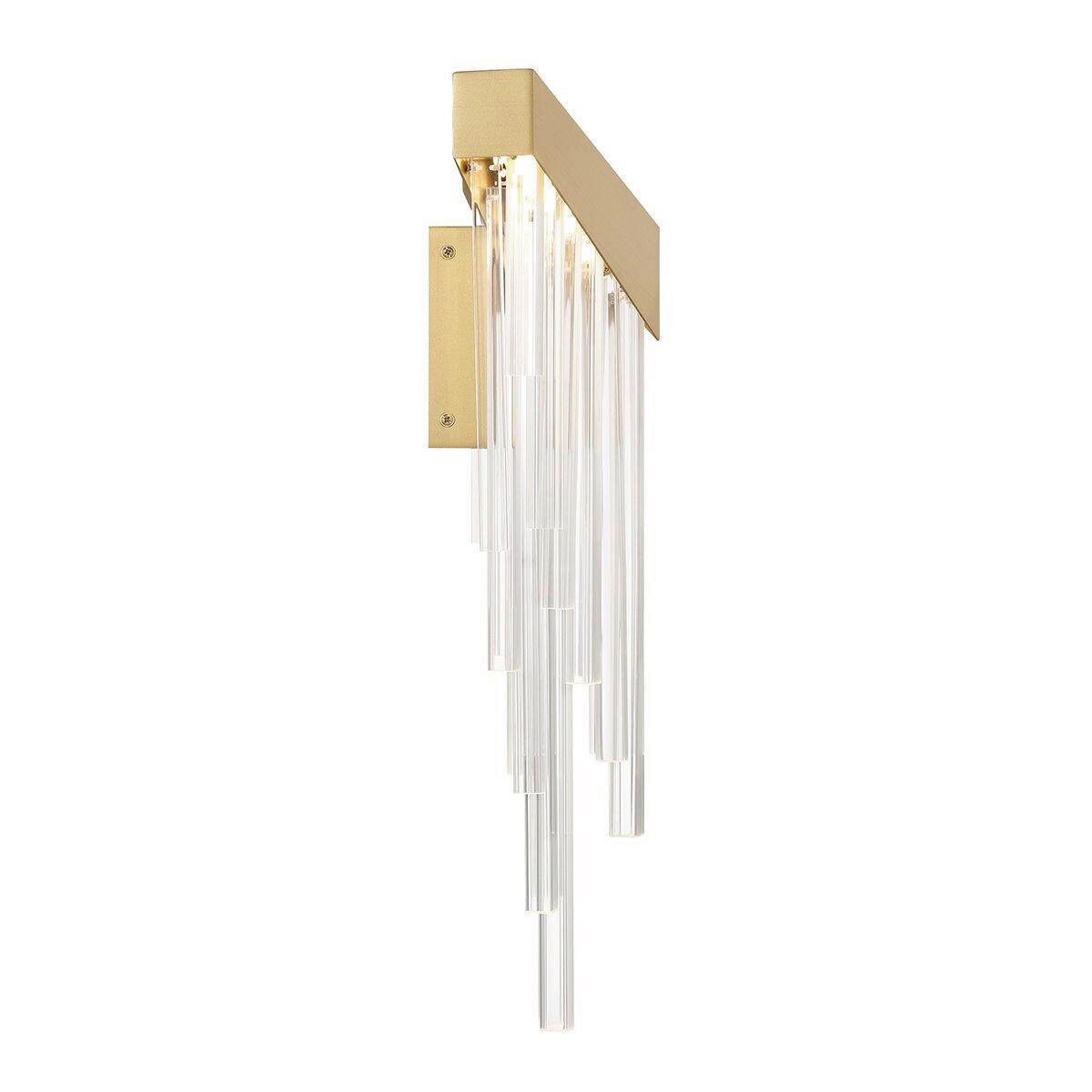 LED-WANDLEUCHTE Eurofase 25,7/50,8/12,8 cm   - Goldfarben, KONVENTIONELL, Kunststoff/Metall (25,7/50,8/12,8cm) - Elstead Lighting