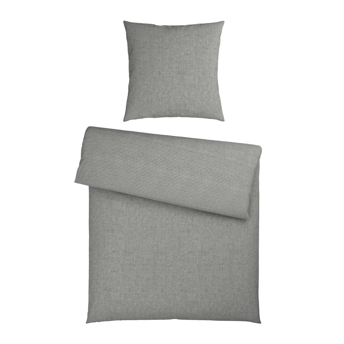 WENDEBETTWÄSCHE Flanell 155/220 cm  - Textil (155/220cm) - Novel
