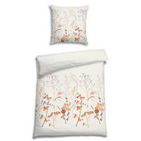 BETTWÄSCHE 2-teilig Flanell 135/200 cm  - Beige, Basics, Textil (135/200cm) - Florella