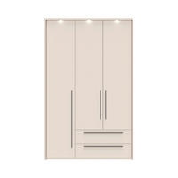 ORMAR SA KLASIČNIM VRATIMA  142/226/60 cm  - Dizajnerski, pločasti materijal/plastika (142/226/60cm)