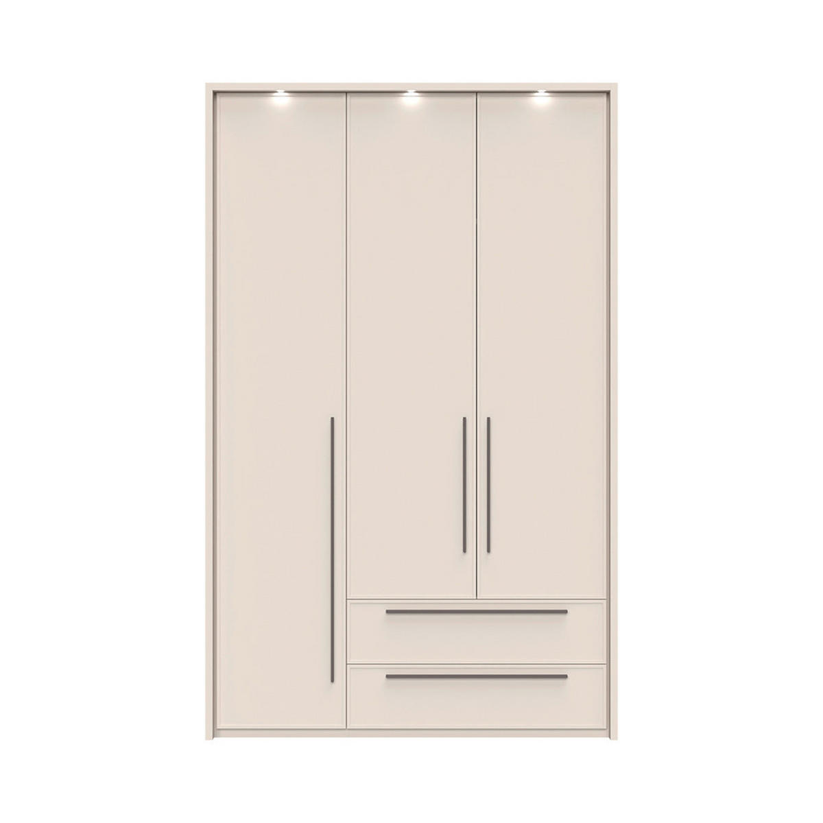 ORMAR SA KLASIČNIM VRATIMA  142/226/60 cm  - Dizajnerski, pločasti materijal/plastika (142/226/60cm)