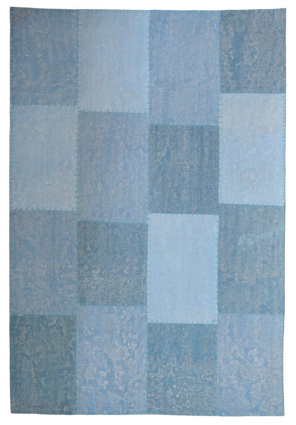 FLACHWEBETEPPICH 160/230 cm Lyrical Blau, Multicolor  - Blau/Multicolor, Basics, Textil (160/230cm) - Novel