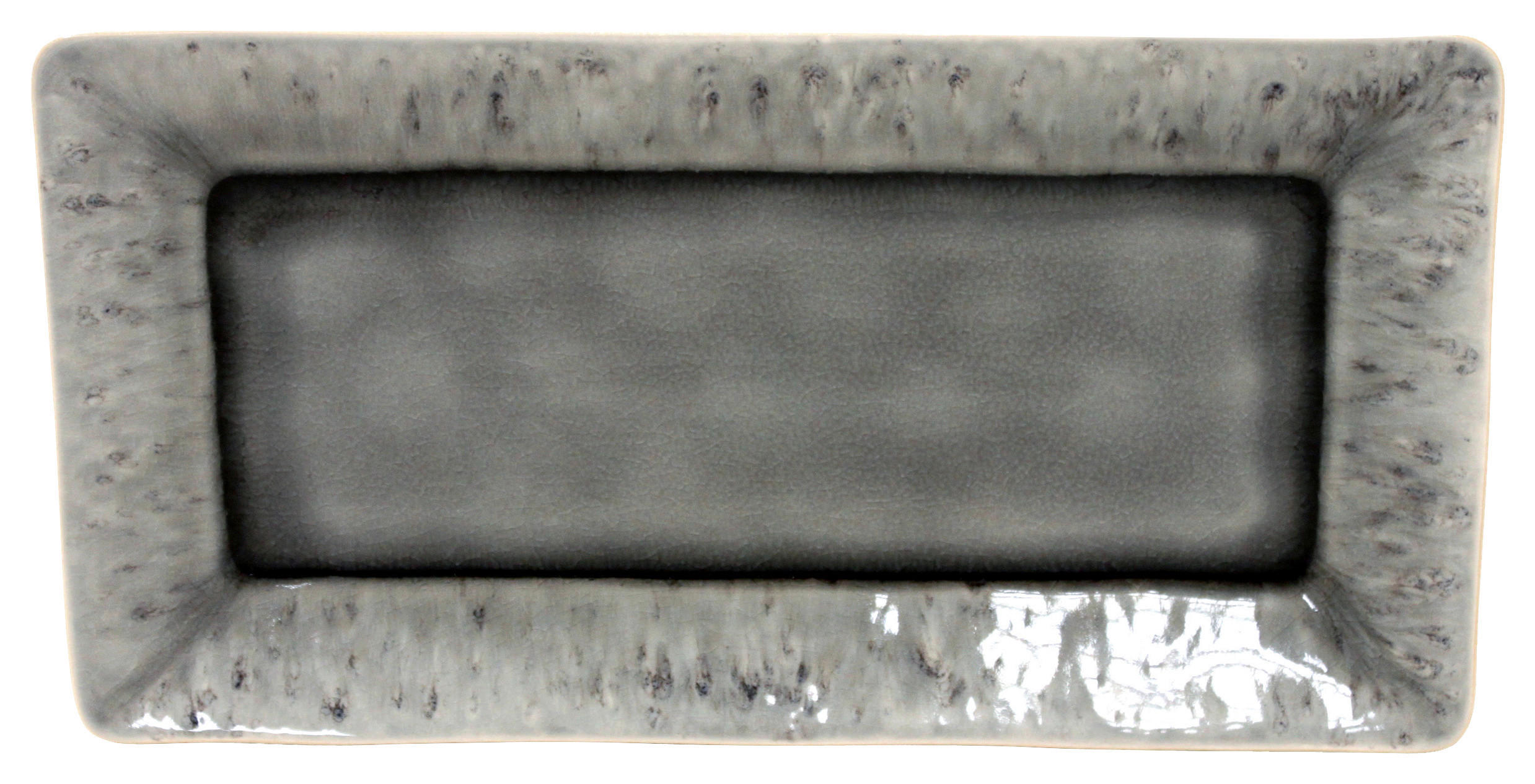 TABLETT Keramik - Grau, Basics, Keramik (34/18cm) - Costa Nova