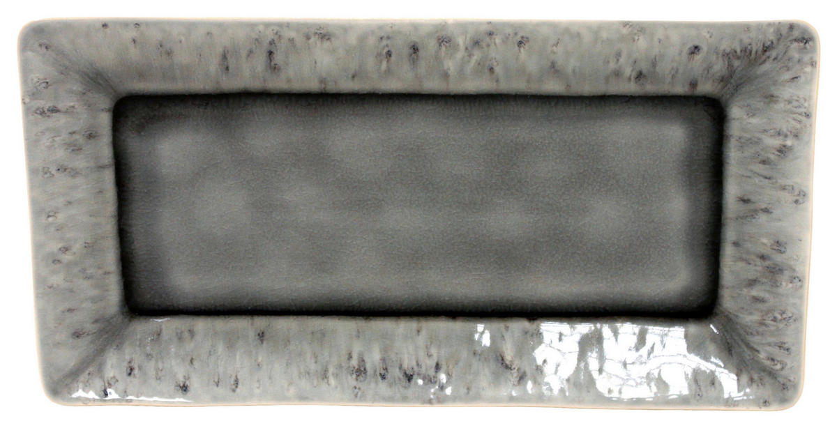 TABLETT Keramik  - Grau, Basics, Keramik (34/18cm) - Costa Nova