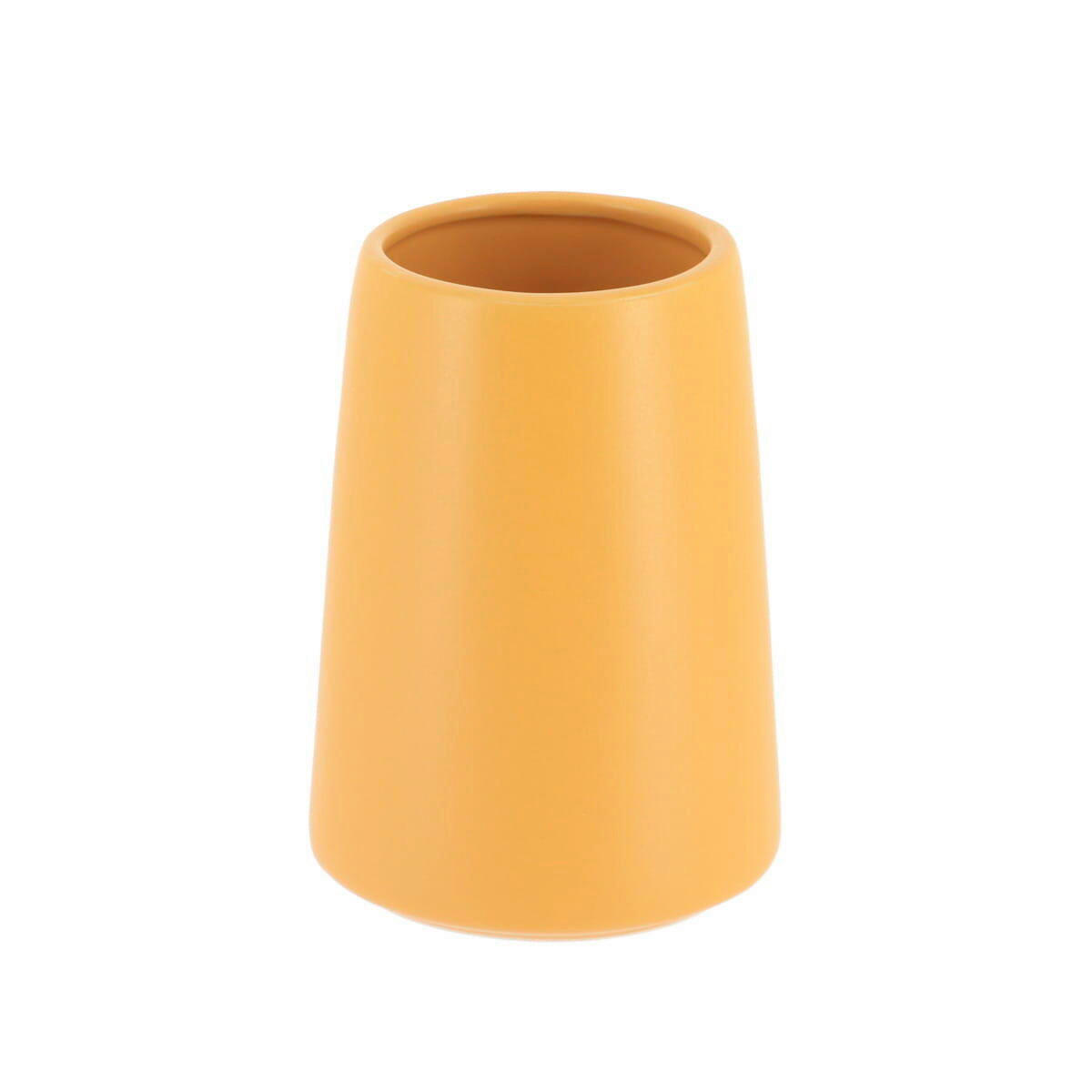 DRŽALO ZA ZOBNE ŠČETKE - rumena, Basics, keramika (6/11,5/8cm) - Homeware