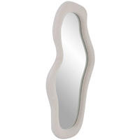 WANDSPIEGEL 70/130/3,5 cm    in Freiform  - Creme, Design, Glas/Holzwerkstoff (70/130/3,5cm) - MID.YOU