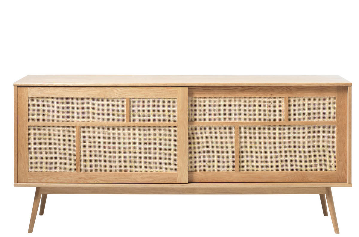 SIDEBOARD  in 180/79/45 cm  - Eichefarben/Naturfarben, Trend, Naturmaterialien/Holzwerkstoff (180/79/45cm) - Carryhome