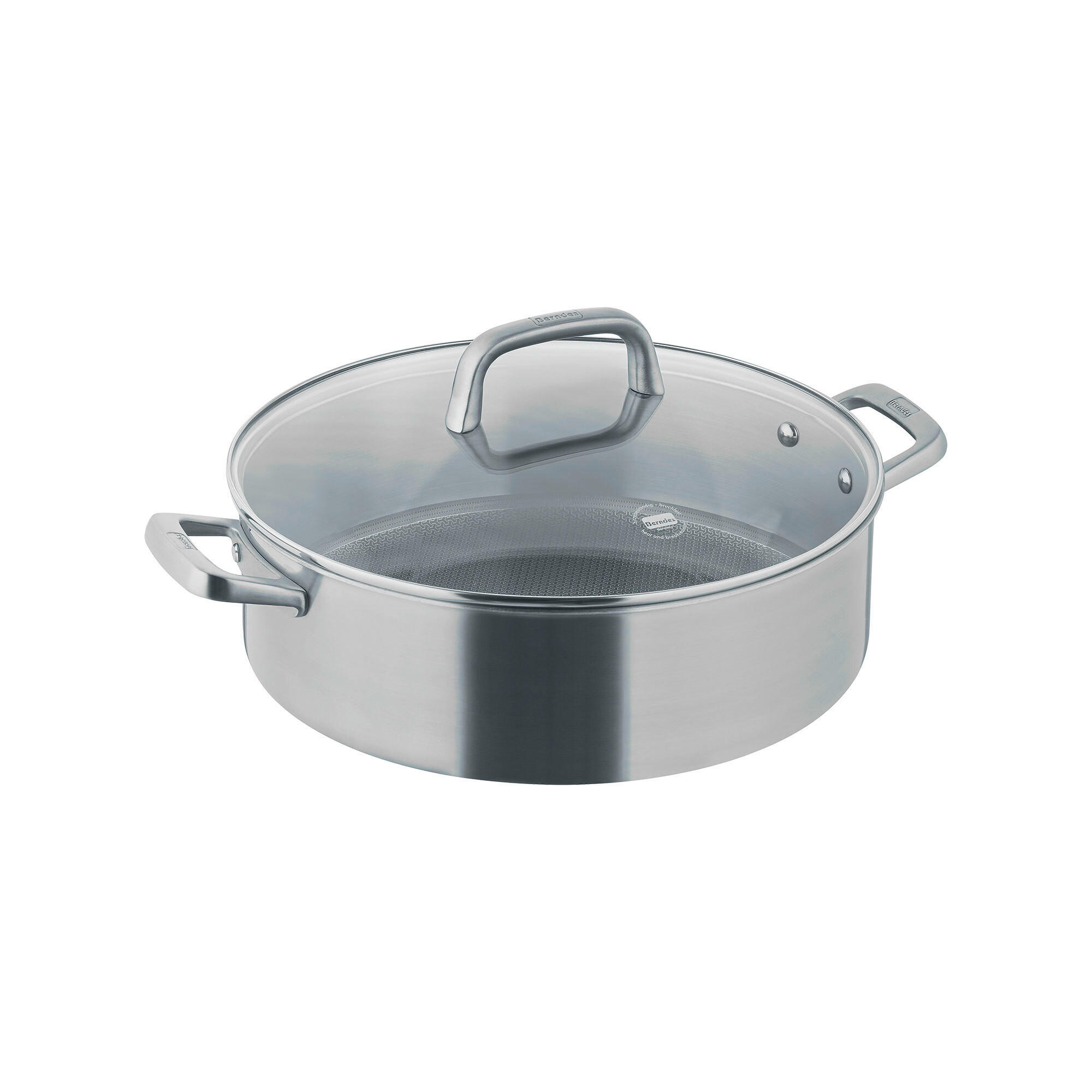 SERVIERPFANNE Tricion Resist b.nature Keramikbeschichtung 28 cm  - Basics, Metall (28cm) - Berndes