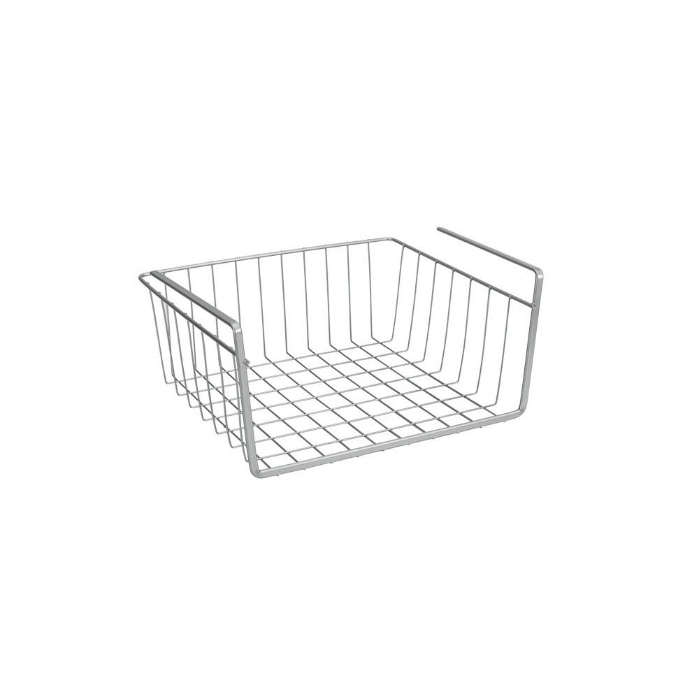 TÁROLÓKOSÁR  - szürke, Basics, fém (30/26/14cm) - Metaltex