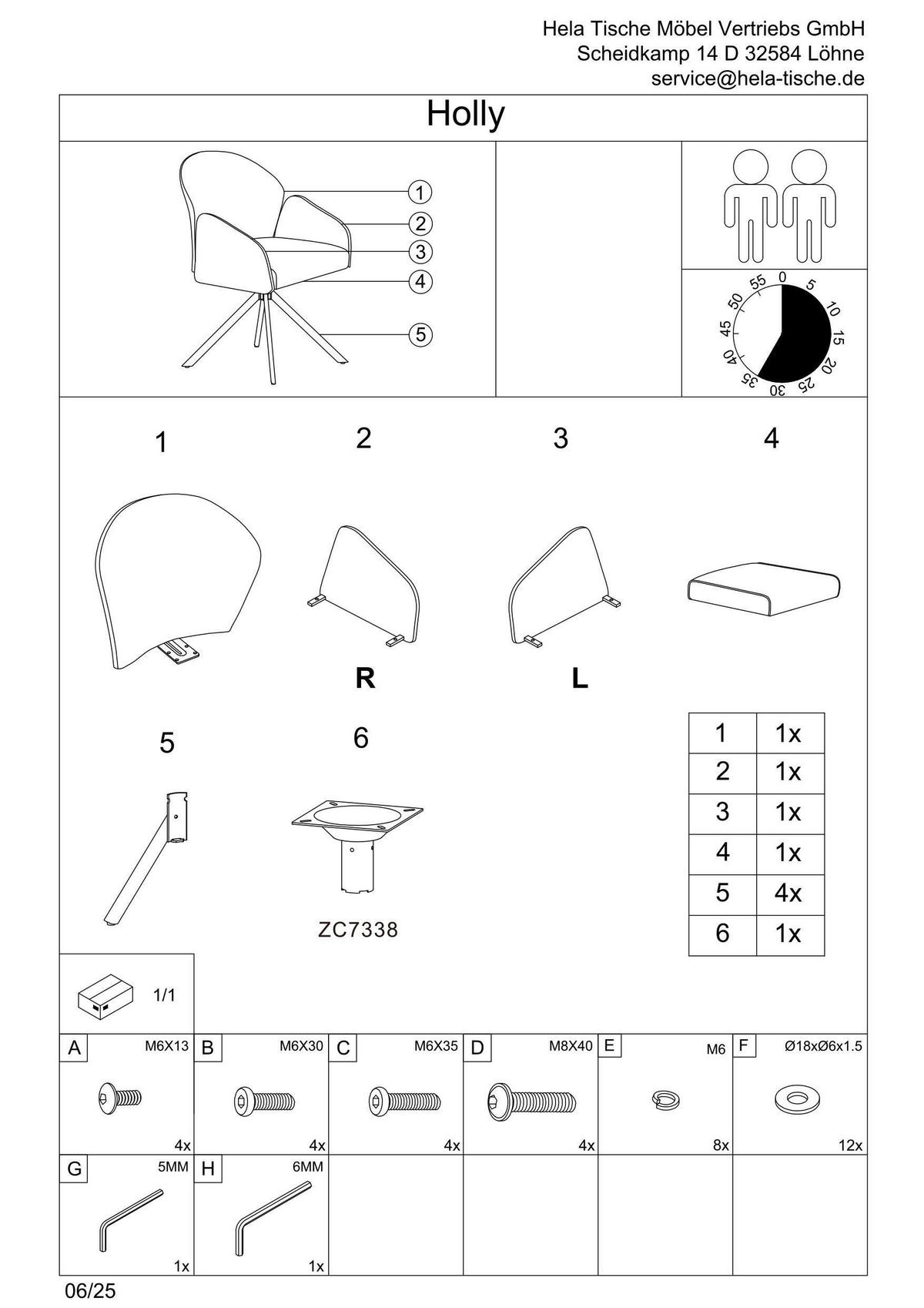 ARMLEHNSTUHL-SET 2 Stück  in Stahl Webstoff  - Grau, MODERN, Textil/Metall (56,5/84/61cm) - MID.YOU