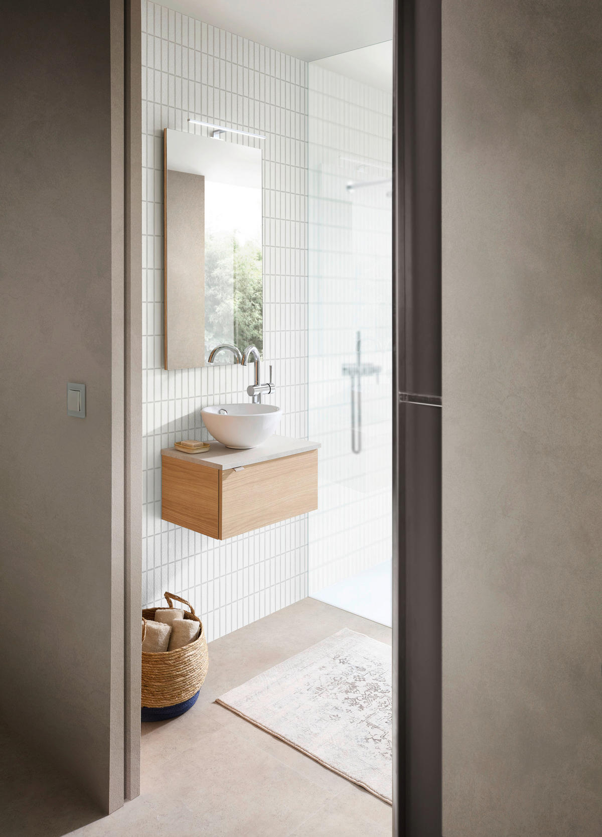 WASCHTISCHARMATUR 79011  - Chromfarben, Basics, Metall (5,5/37,5/18cm) - Schütte