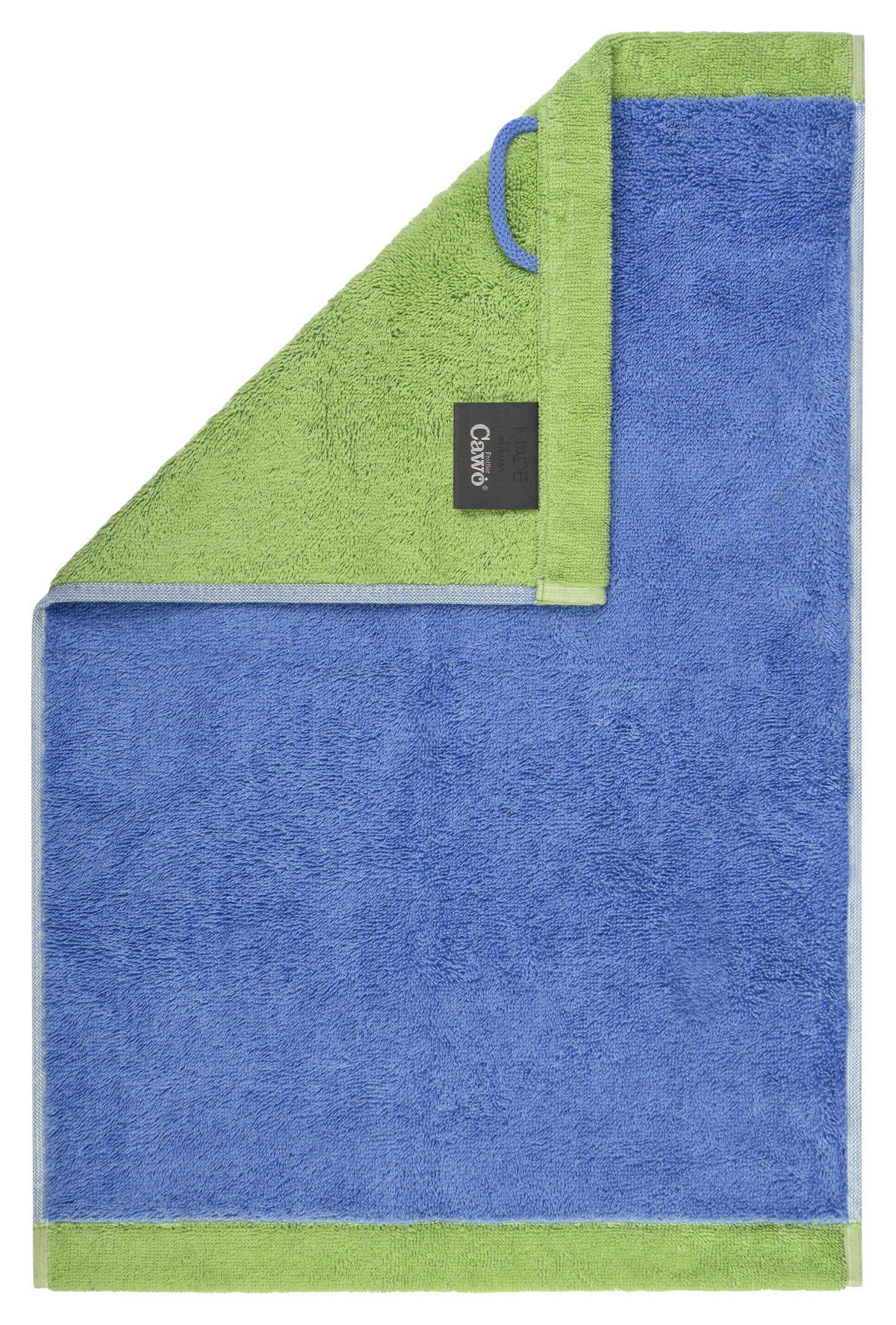 GÄSTETUCH Lifestyle Splash Blau, Grün 30/50 cm  - Blau/Grün, Basics, Textil (30/50cm) - Cawoe