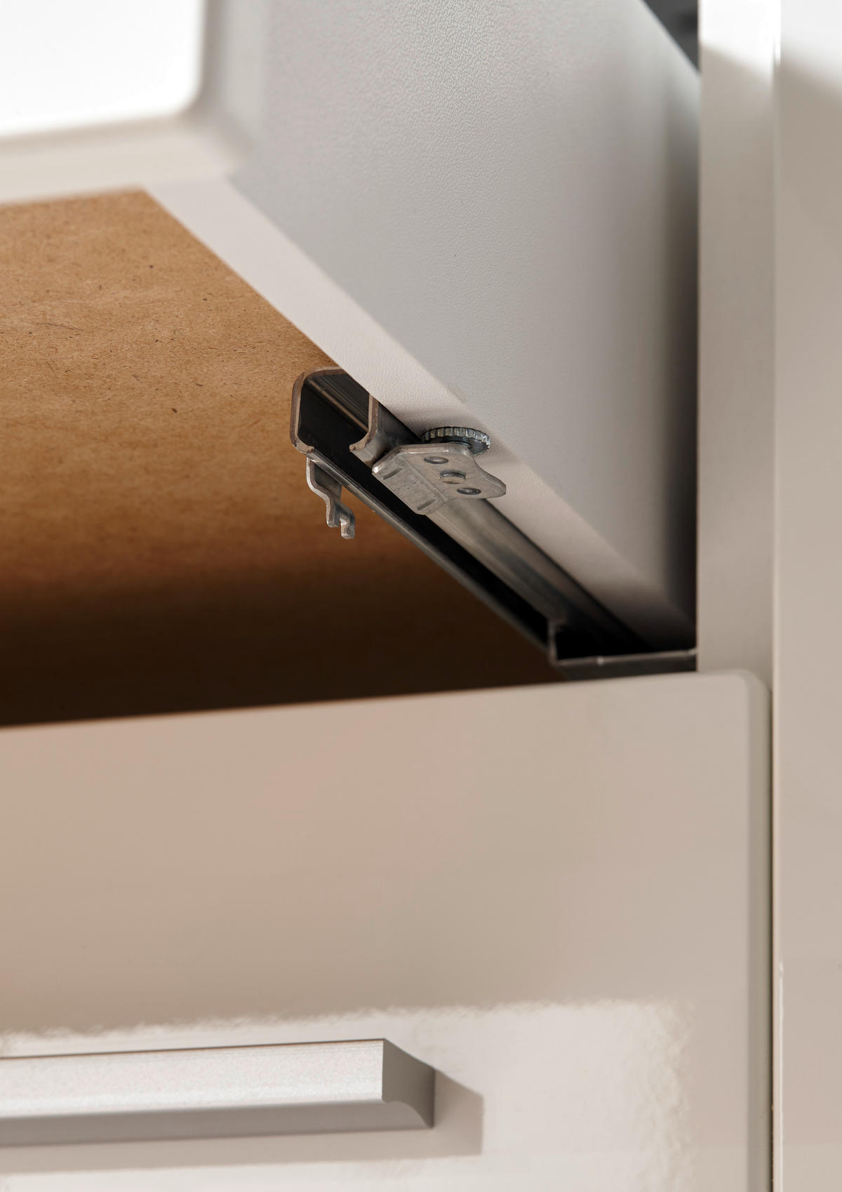 KÜCHENBLOCK 290 cm   in Weiß, Eichefarben  - Wildeiche/Edelstahlfarben, Basics, Holzwerkstoff/Kunststoff (290cm) - Respekta