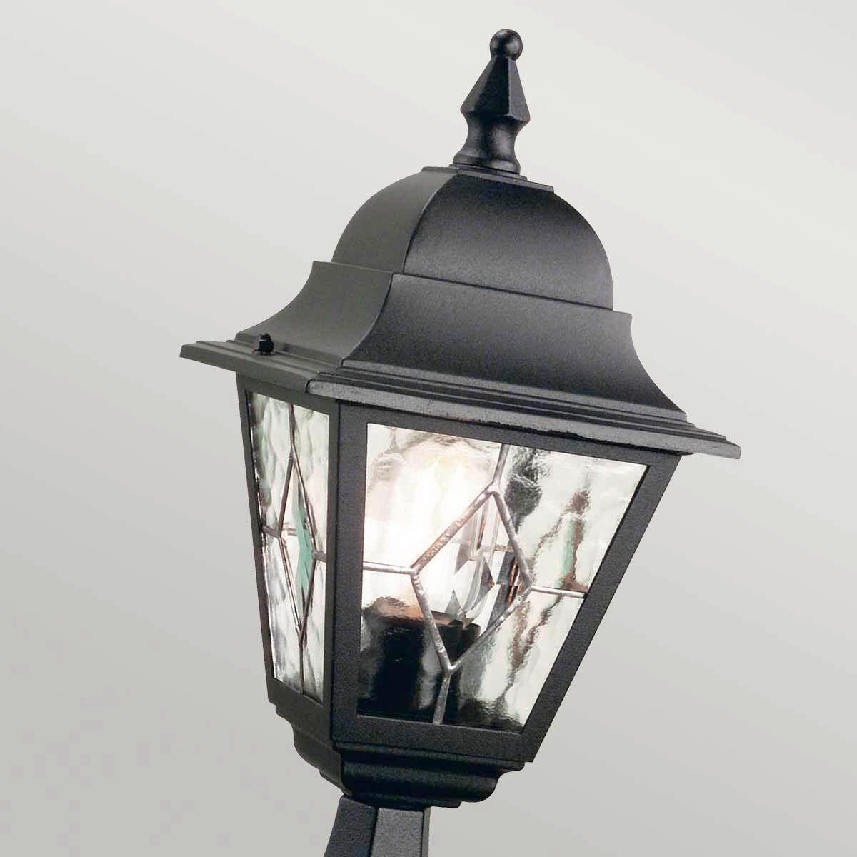 WEGELEUCHTE - Schwarz, Konventionell, Glas/Metall (44/18,4/18,4cm) - Elstead Lighting