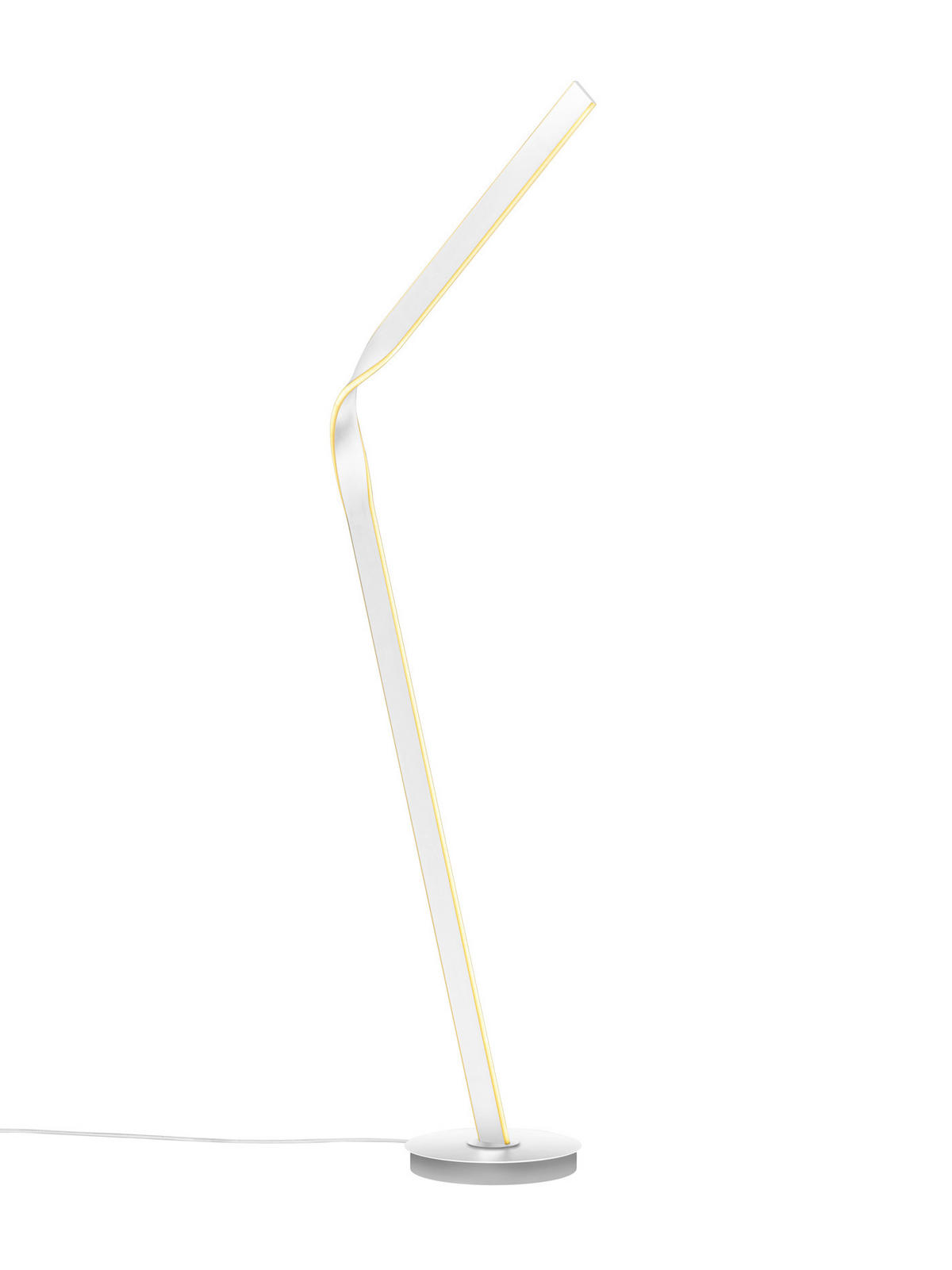 STOJEČA LED-SVETILKA  CINQUE //2000-4000 K// - bela, Design, kovina/umetna masa (181/53/30cm) - Cinque