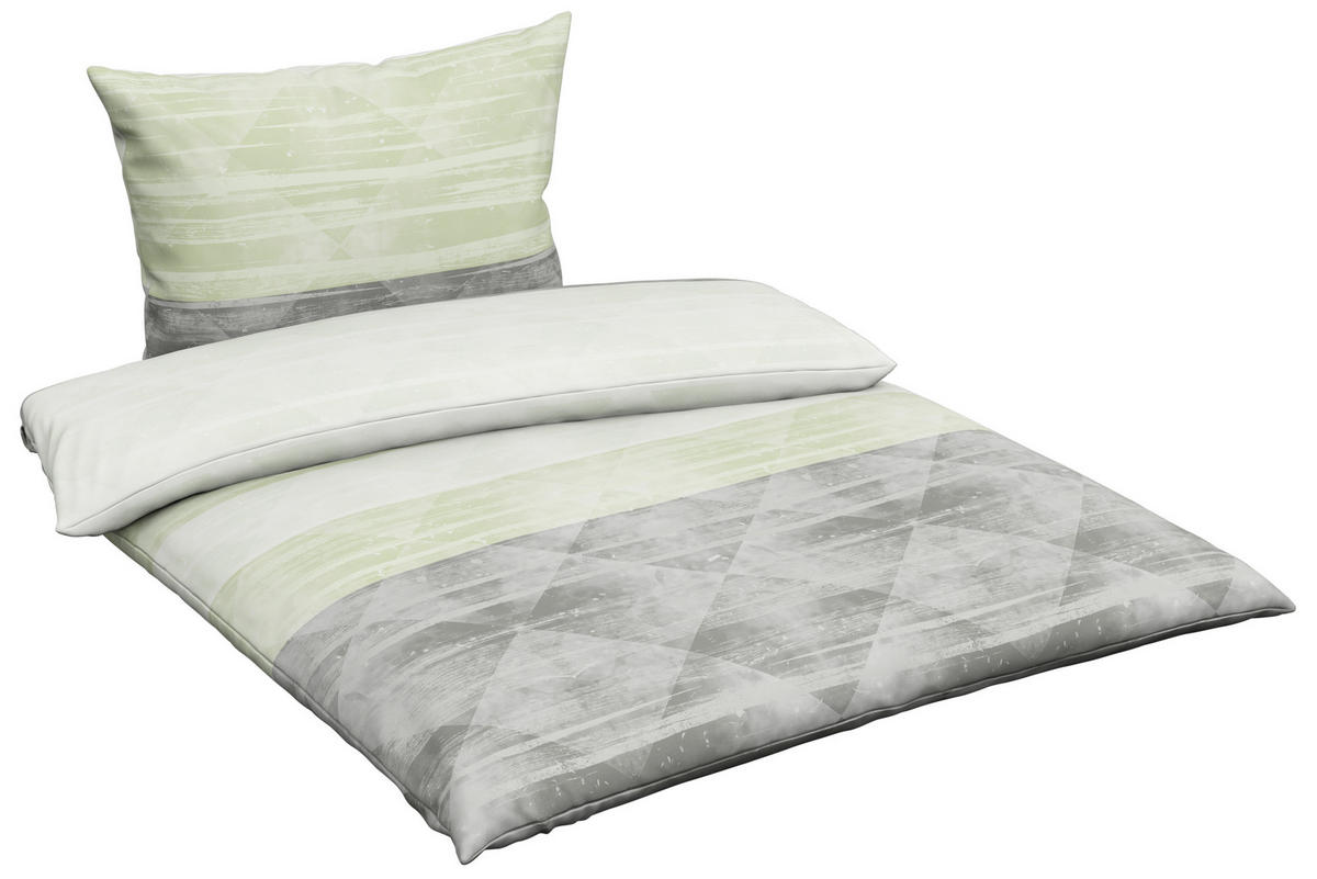 ÁGYNEMŰHUZAT-GARNITÚRA 140/200 cm  - zöld, Konventionell, textil (140/200cm) - Boxxx