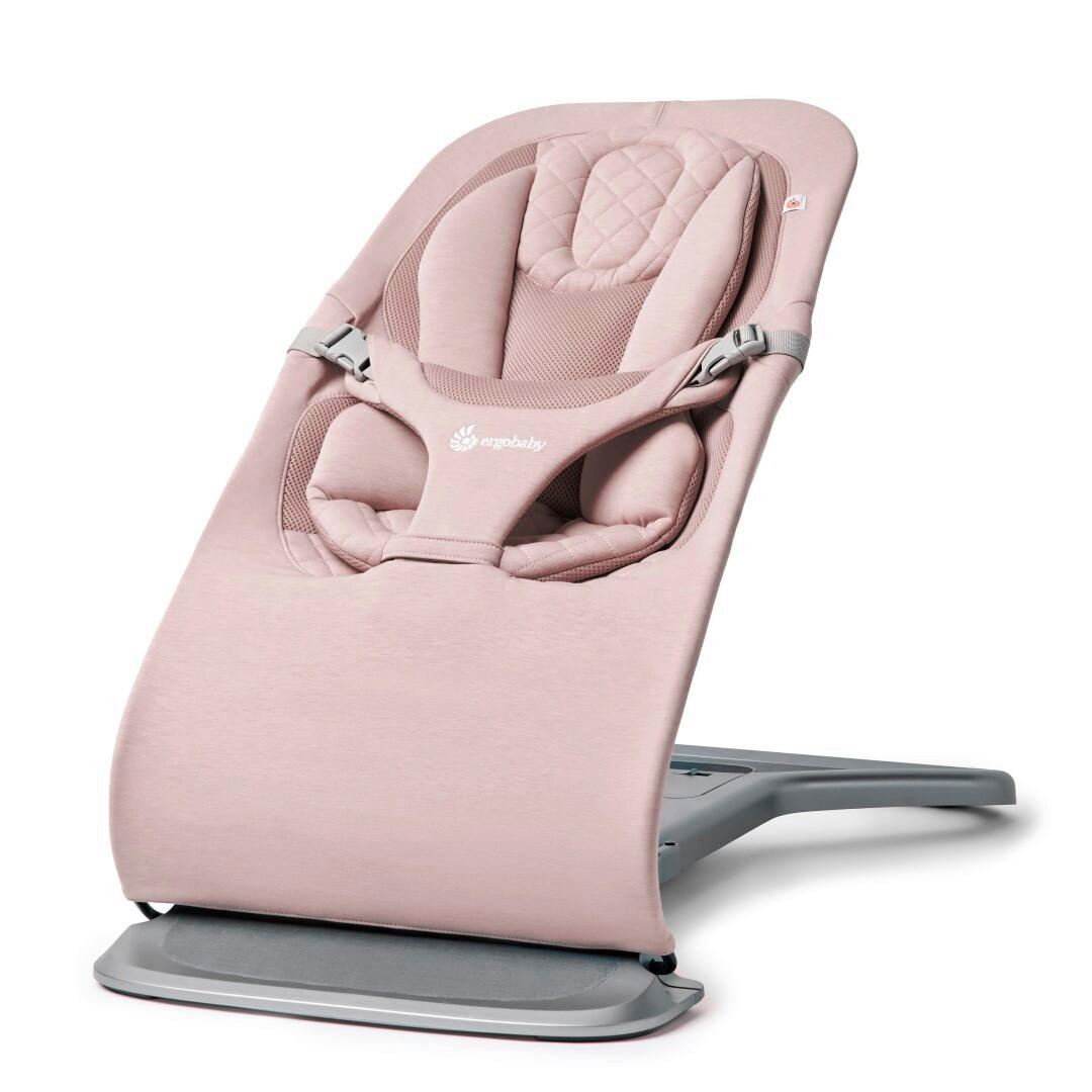 GUGALNI LEŽALNIK  Evolve antracit svetlo roza 42/56/81,3 cm - antracit/svetlo roza, Basics, umetna masa/tekstil (42/56/81,3cm) - Ergo Baby